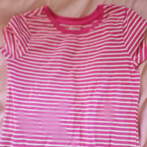 Member's Mark Pink and White Striped Tee - Picture 2 of 2